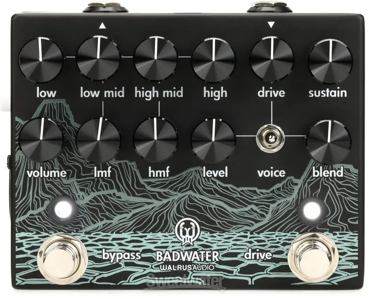 Walrus Audio Badwater Bass Preamp DI Pedal