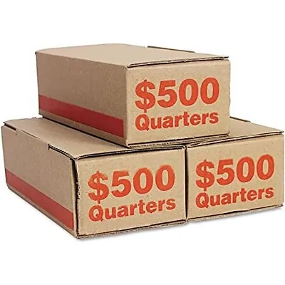 SecurIT Coin Rolls Box, Orange, 50/Carton (PMC61025) | Quill