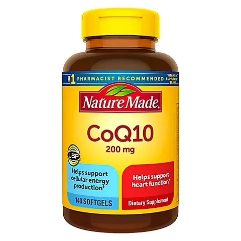 Nature Made CoQ10 Coenzyme Q10 200 mg - 2 Bottles, 140 Softgels Each