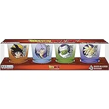 Dragon Ball Z: Kakarot Heroes Shot Glass Set of 4