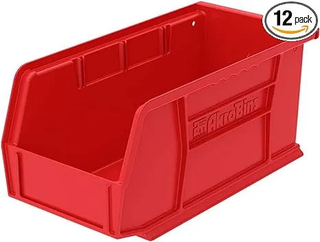 Akro-Mils 30230 AkroBins Plastic Hanging Stackable Storage Organizer Bin