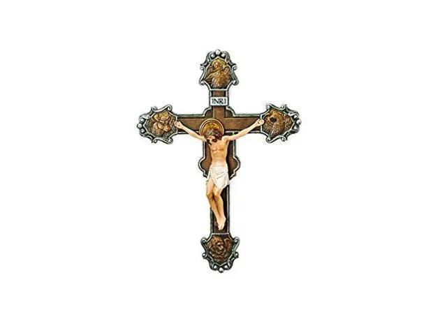 Josephs Studio by Roman - Collection, 10' H Evangelist Crucifix, Made from Resin, High Level of Craftsmanship and Attention to Detail, Durable and.