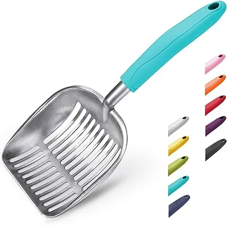 WePet Cat Litter Scoop Aluminum Alloy Sifter Kitty Metal Scooper