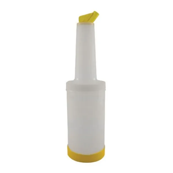 Carlisle - PS601N04 - 1 qt Yellow Stor N' Pour Cocktail Pourer