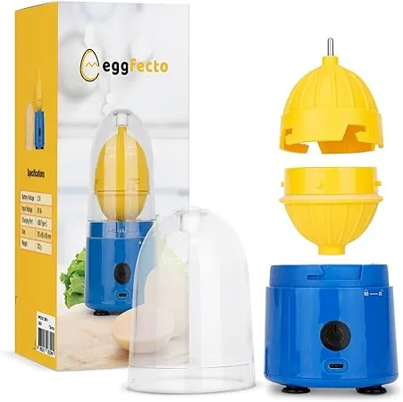 EGGFECTO Egg Scrambler In Shell - Rechargeable  Wireless Electric Egg Mixer for Delicious Golden Eggs