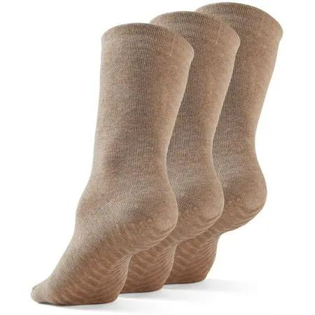 Grip Socks - Non-Slip Socks for Women and Men - Hospital Socks - 3 pairs