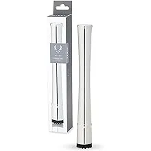 Viski Stainless Steel Muddler Essential Bar Tools, Craft Cocktail Accessories, 7.8, Metallic