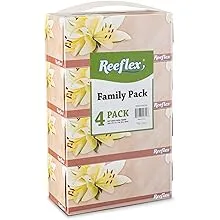 Premium Facial Tissues 230 Sheets Per Box, 2-Ply Soft 1 Count (Pack of 4) 