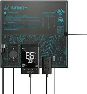 AC Infinity AC-SMT1 Suncore T1, Seedling Heat Mat, Digital Thermostat with Heat ...