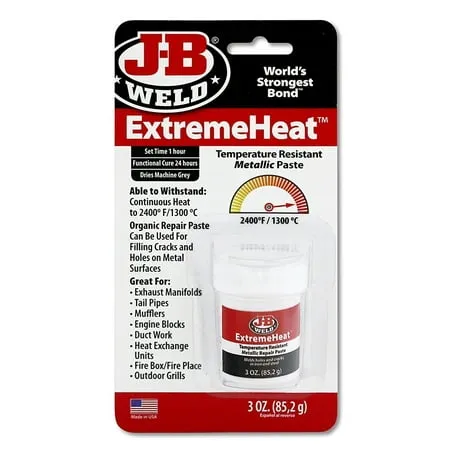 37901 6 Pack 3 Oz. Extreme Heat Temperature Resistant Metallic Paste