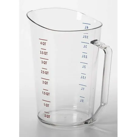 Cambro 400MCCW 4 Quart Measuring Pitcher