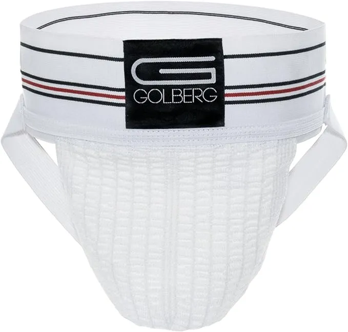 Golberg Mens Athletic Supporter 2 Pack White Small, White, S