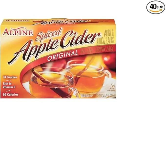 Spiced Apple Cider Mix- Original 10ct (4 Pack) 40 Pouches