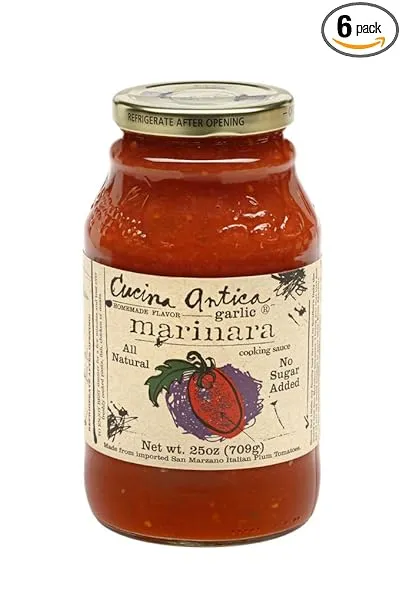 Cucina Antica Garlic Marinara Cooking Sauce, 25 Oz