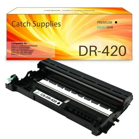 Catch Supplies Compatible Drum-Unit Replacement for Brother Dr420 DR 420 for Brother Hl-2270dw Hl-2280dw Hl-2230 Hl-2240 Mfc-7360n Mfc-7860dw Dcp