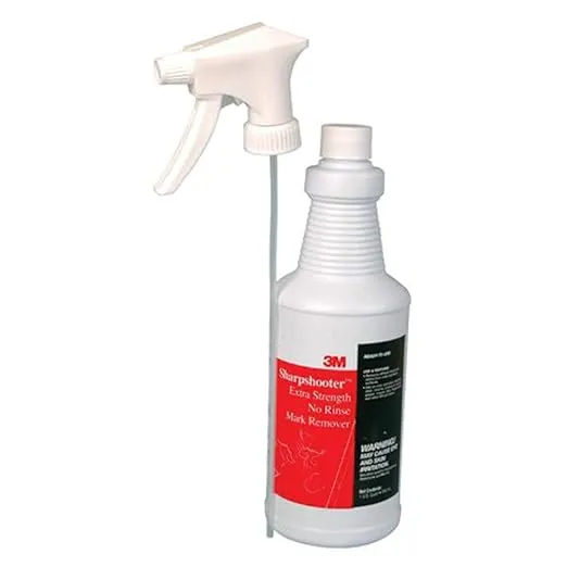 3M Sharpshooter Extra Strength No-Rinse Mark Remover, 1 Quart