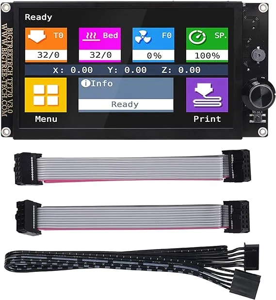 BIGTREETECH TFT70 V3.0 Large Size Touch Screen Display RepRap Smart Controller Panel Compatible with SKR V1.3 SKR V1.4 Turbo SKR Mini E3 Control Board for 3D Printer Part