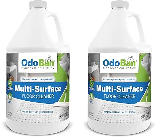 OdoBan Ready-to-Use Multi-Surface Floor Cleaner Powerful 2 Gallons Scentless