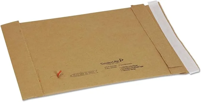 Jiffy Mailer Padded Self-seal Mailers - Padded - #1 - 7 1/4" Width x 12" Length - Self-sealing - Kraft, Fiber - 100 / Carton - Natural