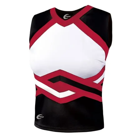 Chasse Contender Shell Top Black,Red YXS | Omni Cheer