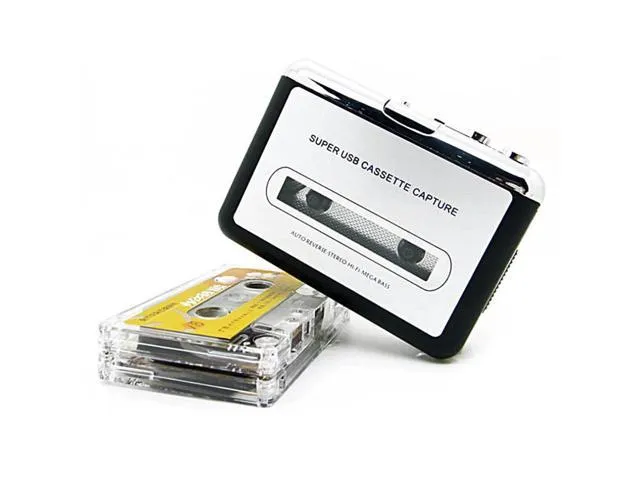 USB Cassette Tape to MP3 CD Converter,Audio Music Player with Headphones for MP3 Player or CD Burning