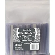 C-line 87607 Removable Adhesive Label Holder - 0.5&#034; X 3&#034; - 50 / Pack