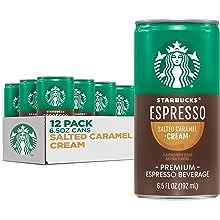 Starbucks Doubleshot, Salted Caramel, 6.5 Ounce, 12 Count (Packaging May Vary)