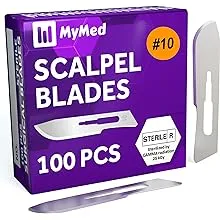 Pack Of 100 Surgical Blades 10 Disposable Size 10 Scalpel Blades For Surgical Kn