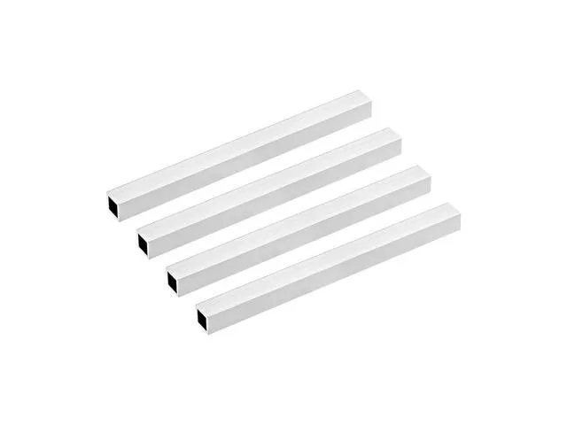 uxcell 6063 Aluminum Square Tube, 20mmx20mmx1.5mm Wall Thickness 300mm Length Seamless Straight Pipe Tubing 3 Pcs