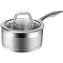 Duxtop Professional Stainless Steel Sauce Pan with Lid