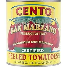 Cento Certified San Marzano Whole Peeled Plum Tomatoes, 28 Ounce , Pack Of 6