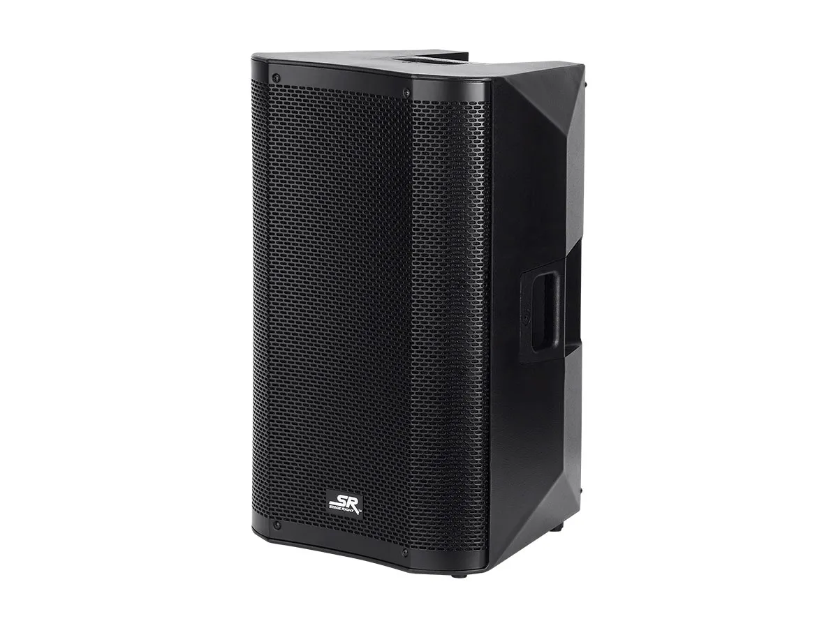 Monoprice SRD212 Powered Speaker 12in, with Class D Amp, Built-in Digital Sound Processor DSP, and Bluetooth Streaming, Portable and Lightweight - Stage Right Series