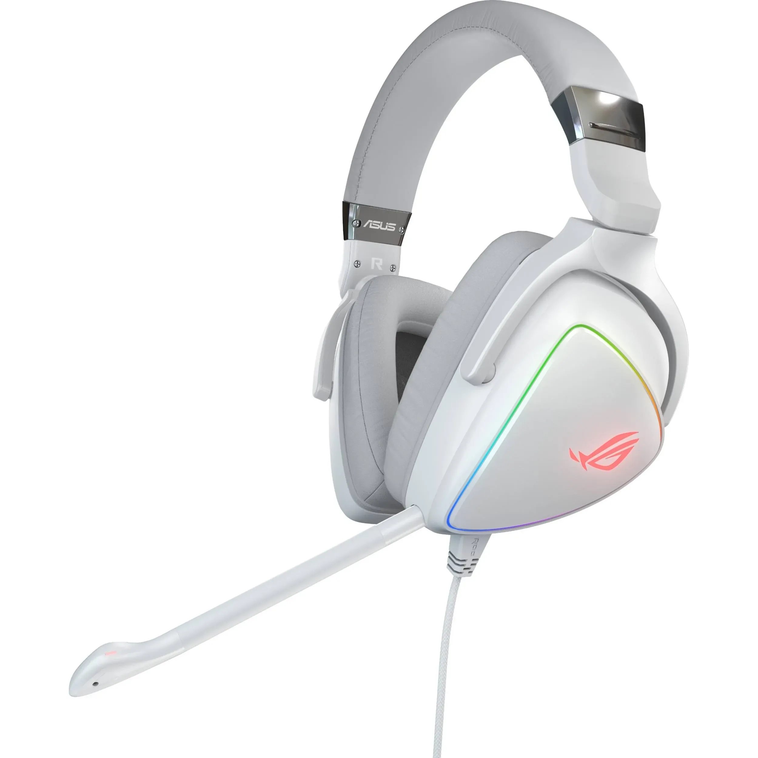 ASUS ROG Delta - White Edition - headset - full size - wired - USB, USB-C - white