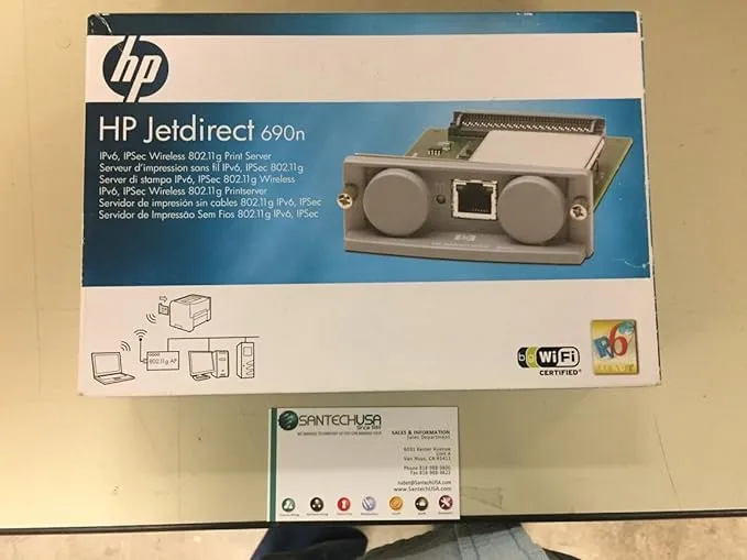 HP Jetdirect 690N Wireless Print Server The Hp Jetdirect 690N Allows You To Reli