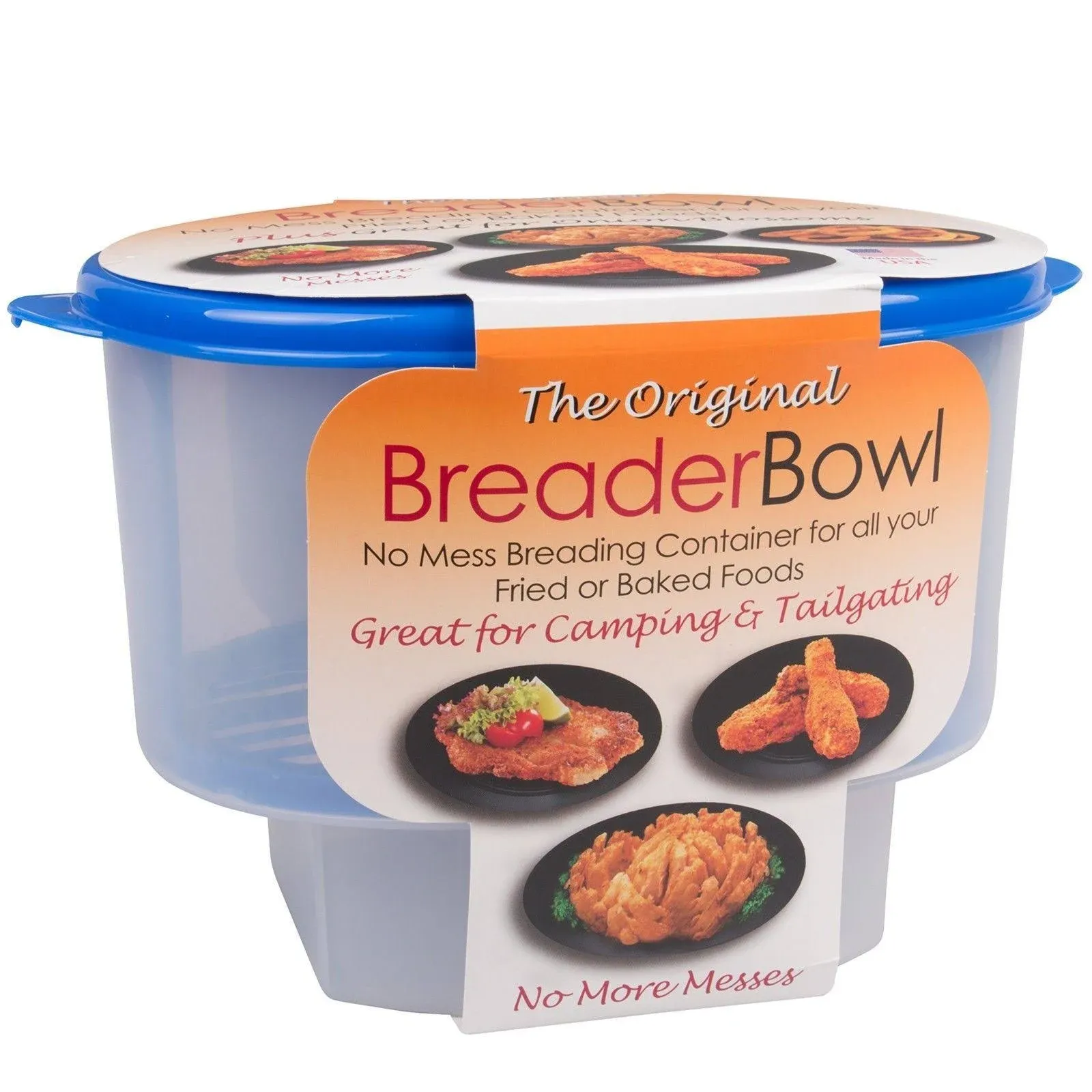 The Original Breader Bowl- All-in-One Mess Free Batter Breading at Home 