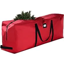 Zober Premium Large Christmas Tree Storage Bag - Fits Up to 9 ft. Tall Red