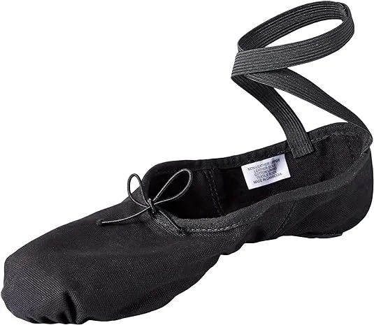 Bloch Mens Pump Canvas Ballet Shoes Black Canvas