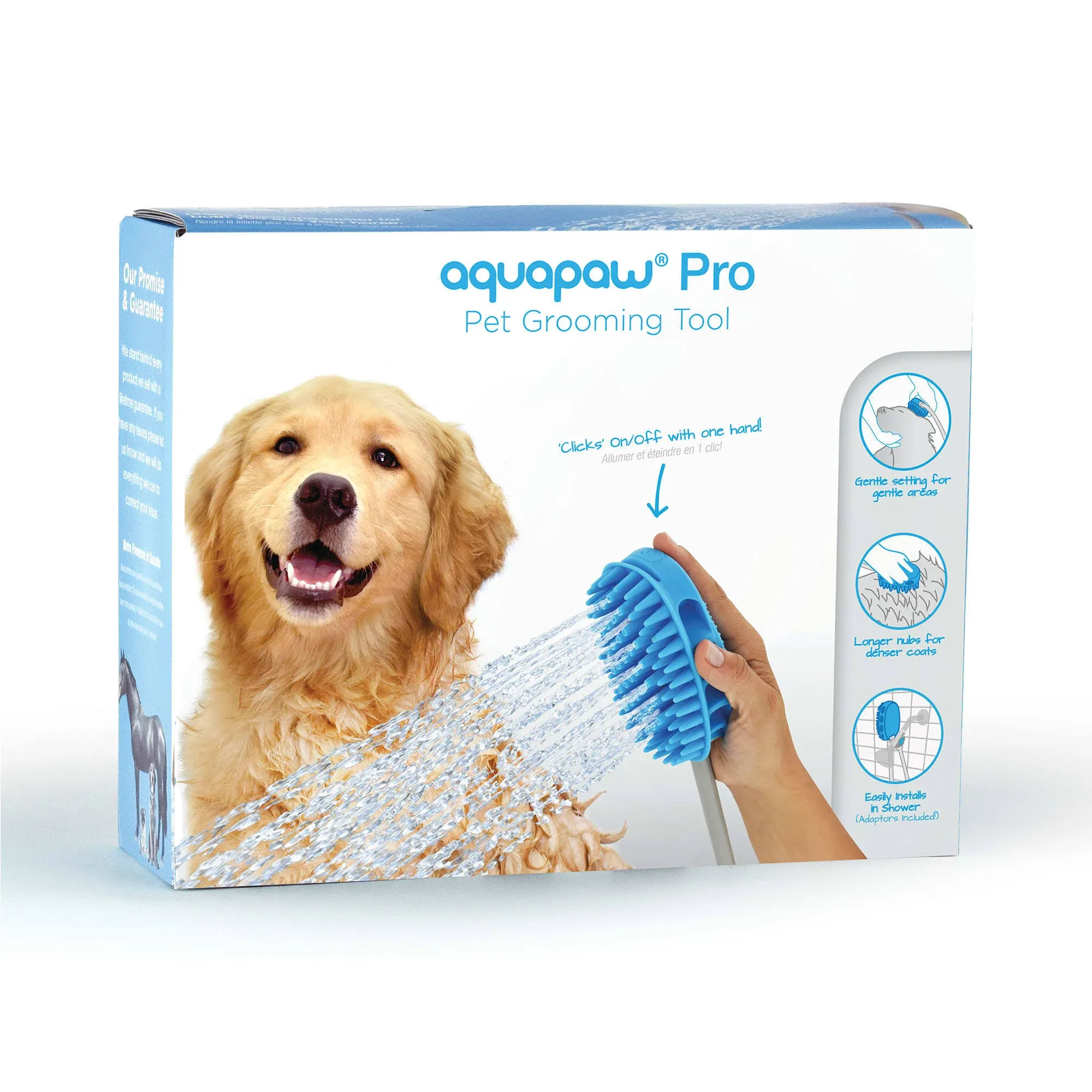 Aquapaw Dog Bath Brush Pro - Sprayer and Scrubber