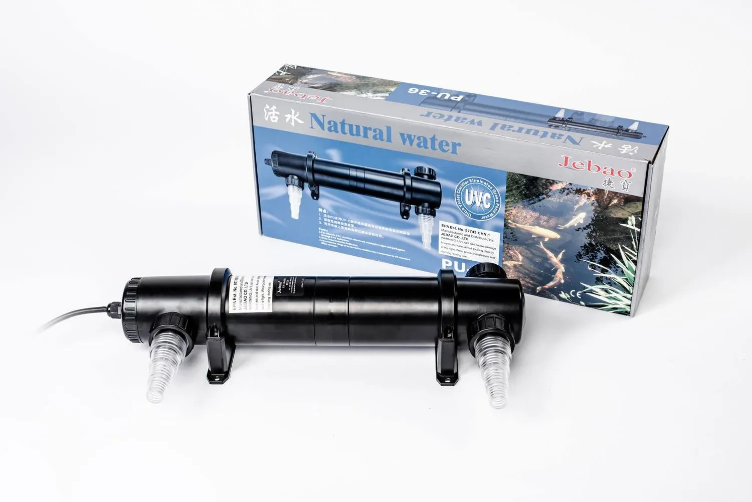 Jebao PU-36 Pond and Aquarium Clarifier, 36-Watt