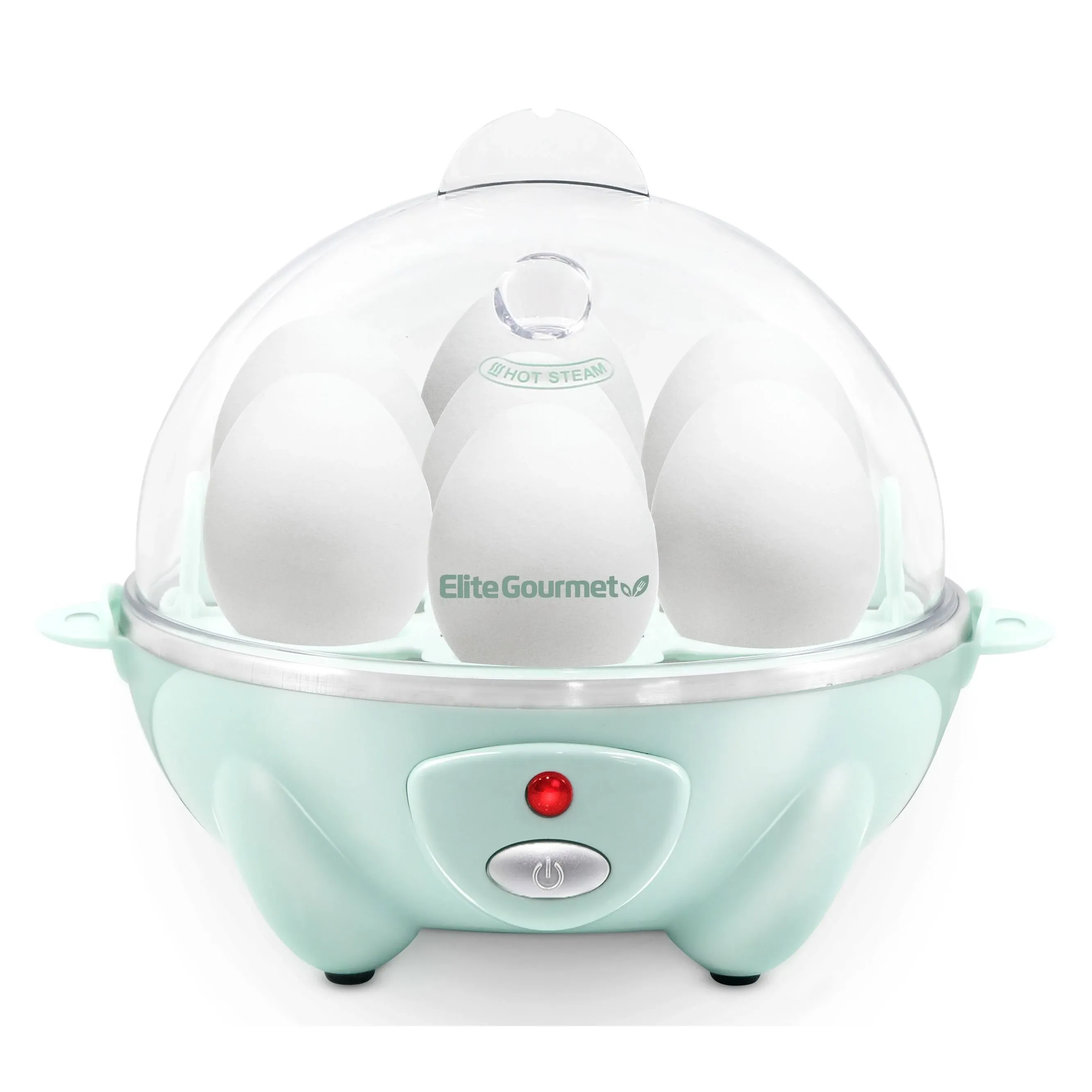 EGC007M# Rapid Egg Cooker, 7 Easy-To-Peel, Hard, Medium, Soft Boiled Eggs, Po...