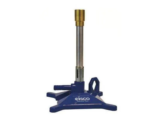 EISCO SCIENTIFIC CH0992NG No Tip Bunsen Burner, Iron, Natural Fuel