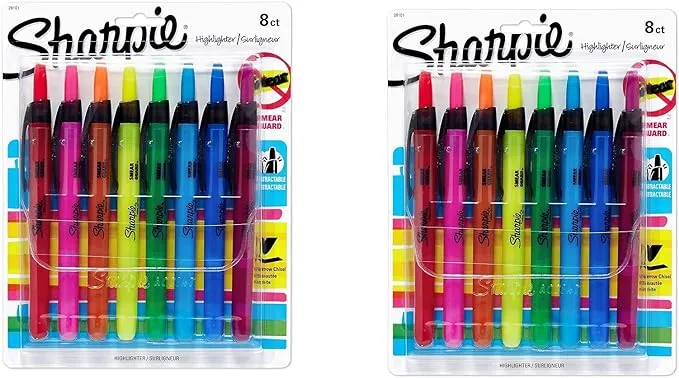 Sharpie Retractable Highlighters Chisel