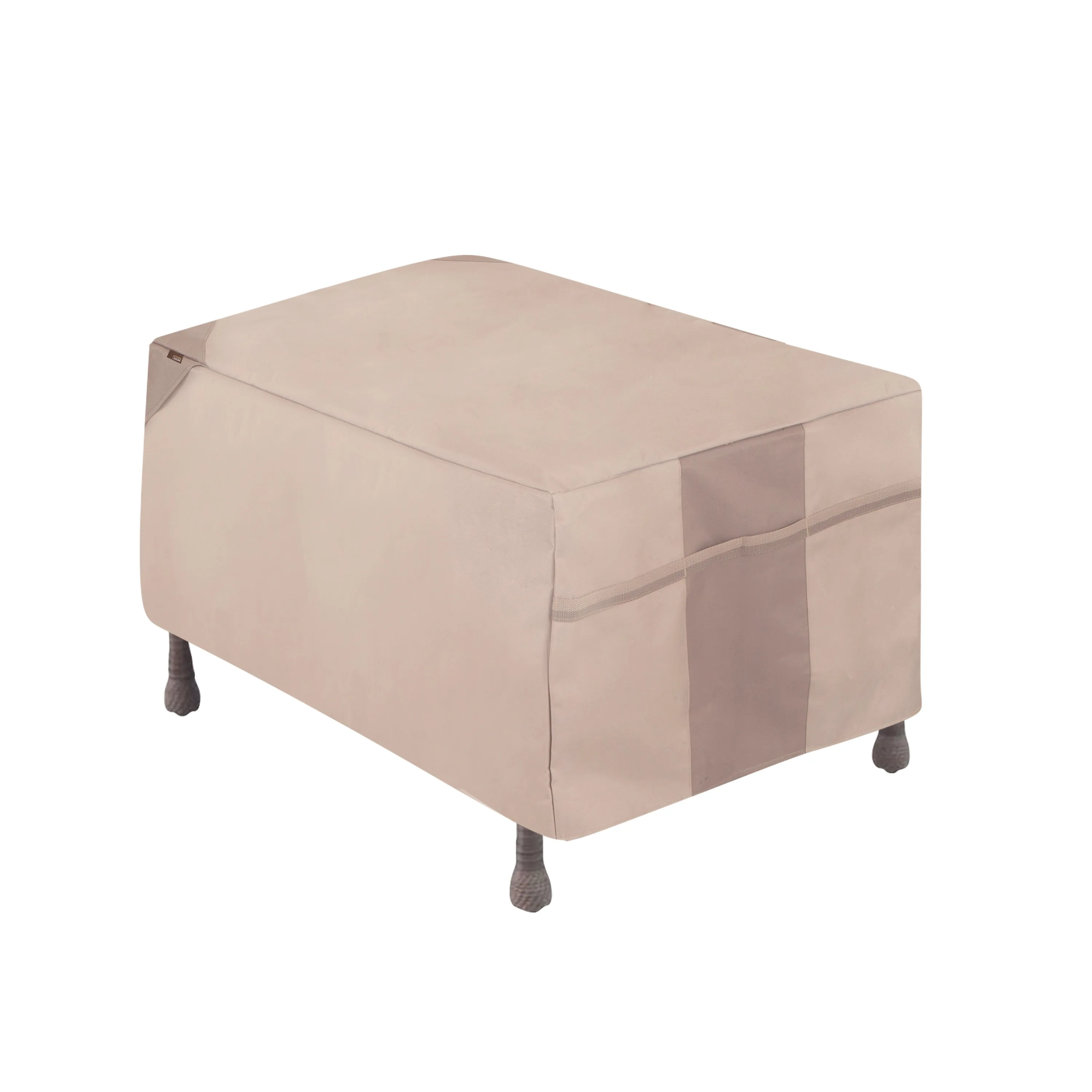 Modern Leisure Monterey Beige Polyester Patio Furniture Cover For Ottoman Lowes.com