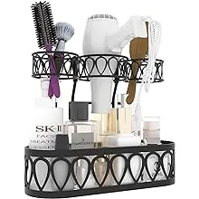 GILLAS Hair Tool Organizer, Hair Dryer and Styling Holder Organizer Wall Mounted ...