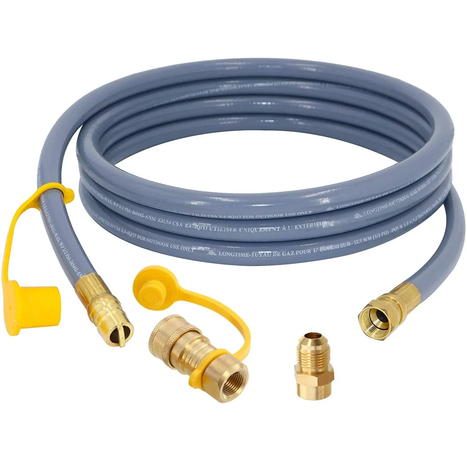  Propane to Natural Gas Conversion Kit 12FT Natural Gas Hose with Quick Connect