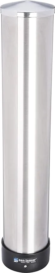 San Jamar Large Water Cup Dispenser With Removable Cap