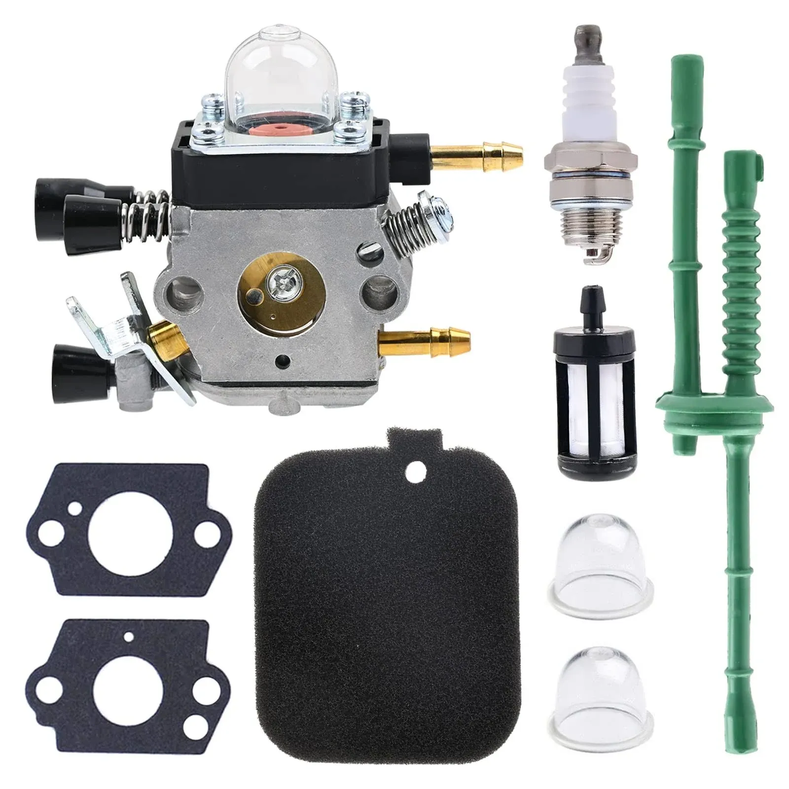  Carburetor with Tune Up Service Kit Fits Stihl BG45 BG46 BG55 BG65 BR45C SH85 