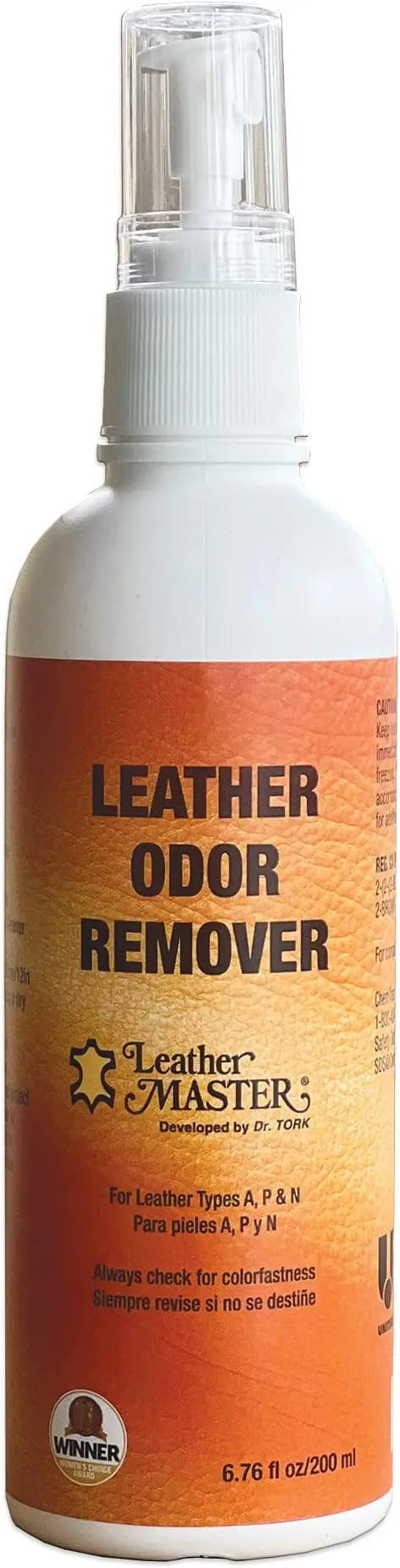 LEATHER MASTER Leather Odor Remover (200 ml)-Best Leather Cleaner Spray, Odor Absorber and deodorizer For Cleaning and Detailing Indoor and Outdoor Furniture Upholstery, Car Interiors, and Shoes