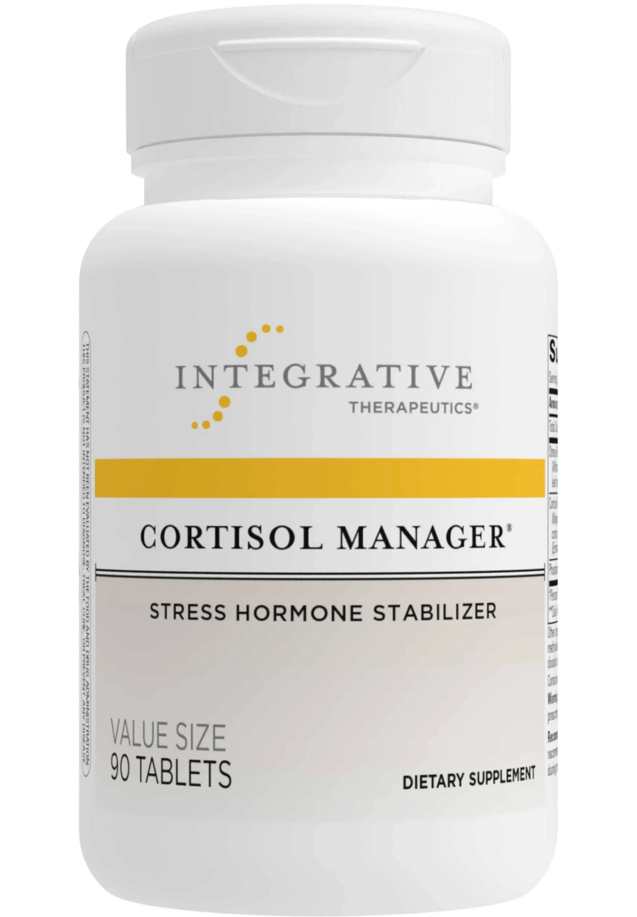 Integrative Therapeutics Cortisol Manager - with Ashwagandha, L-Theanine - Reduces Stress to Support Restful Sleep* - Supports Adrenal Health* - 90 Count