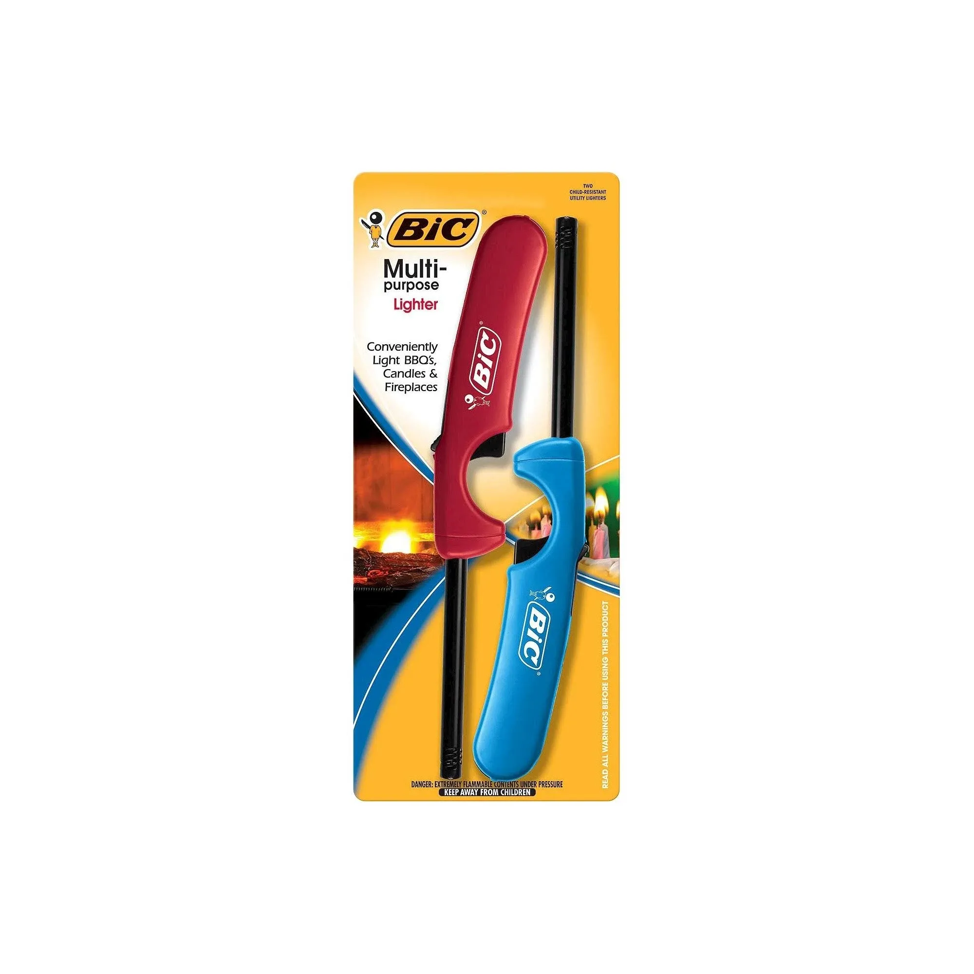 Bic Multi Purpose Lighter - 2 Pack